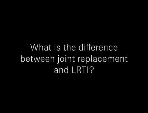What is the difference between joint replacement and LRTI?
